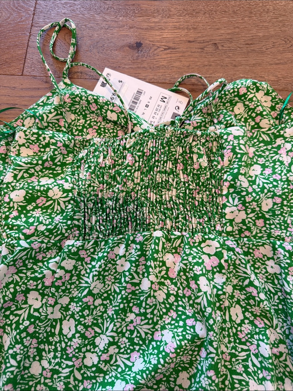 NWT Zara Corsetry-Inspired Floral Dress - M - Picture 5 of 5